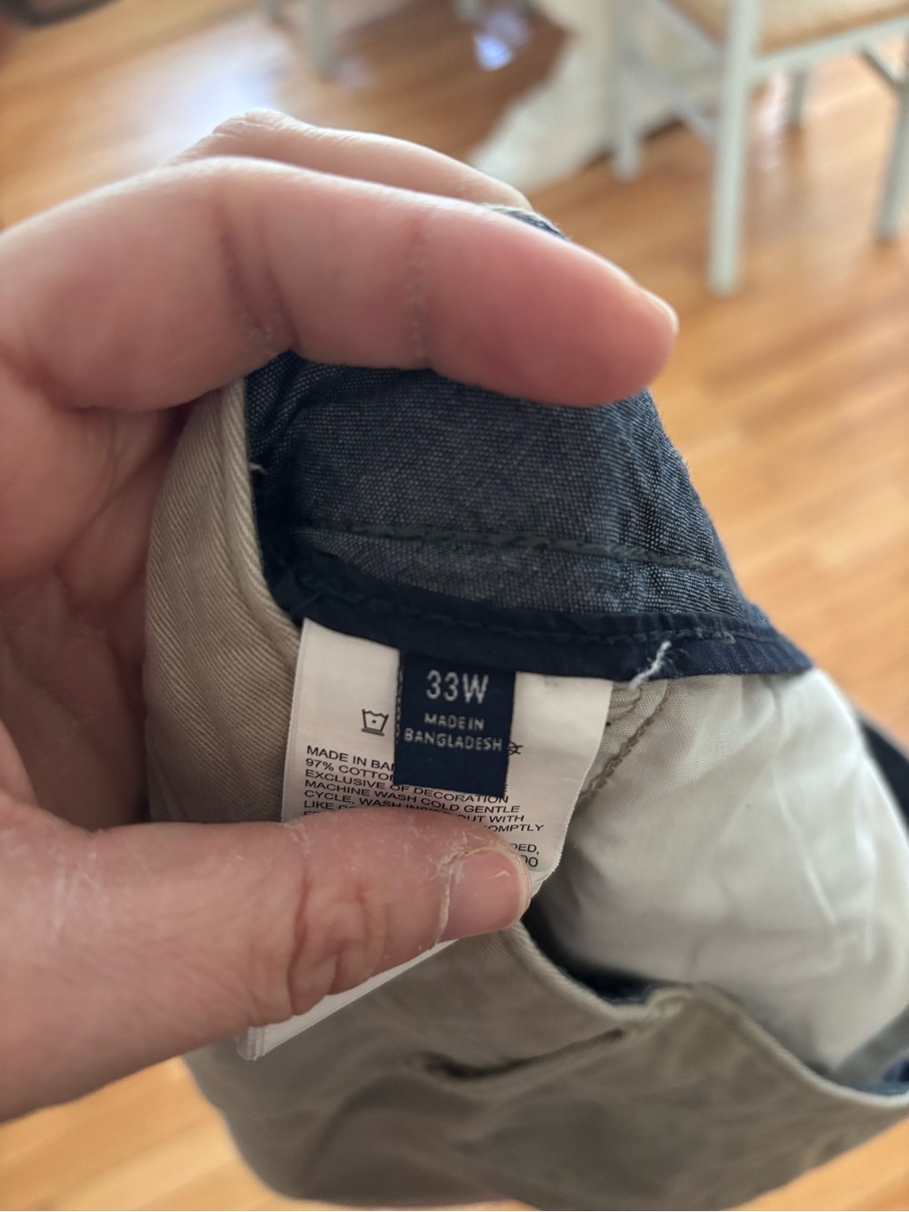 EUC Men’s Nautica The Deck Short Classic Fit Khaki Color Size 33W Stretch - Picture 5 of 5